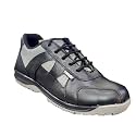 Safety Shoes Black Leather with Perforated Design