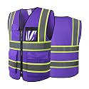 Safety Vest for Men Women Reflective Construction Vest Hi Vis ANSI Standard