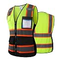 Safety Vest for Men Women Reflective Construction Vest Hi Vis ANSI Standard