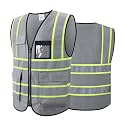 Safety Vest for Men Women Reflective Construction Vest Hi Vis ANSI Standard