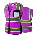 Safety Vest for Men Women Reflective Construction Vest Hi Vis ANSI Standard
