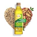 Saffola Cold Pressed Multi-Source Oil | Groundnut Oil & Sesame Seed Oil | Helps Lower Cholesterol, Make Easy-To-Digest Food | 1L Pet Bottle