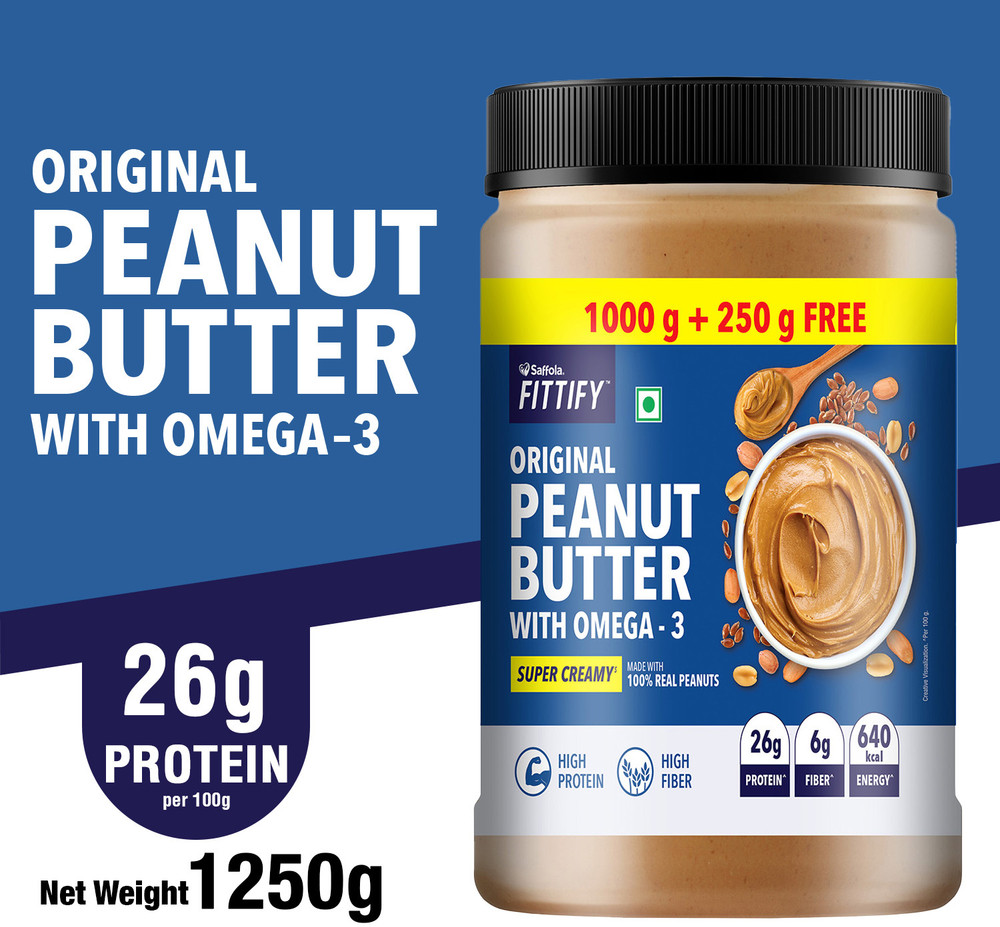 Saffola Fittify Omega 3 Super Creamy (1250 g) - Price History