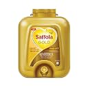 Saffola Gold | Rice Bran & Corn Multi-source Edible Oil | Less oil absorption | Vitamin A & D | 15L Jar