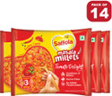 Saffola Masala Millets Tomato Delight | Lower in calories, Rich in Fibre Pouch (14 x 35 g)