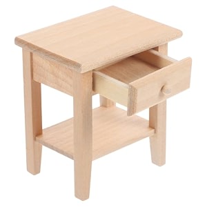 doll house side cabinet miniature bedside table miniature bedside cabinet dollhouse bookshelf an fittings doll house furniture nightstand wooden solid wood micro scene coffee table