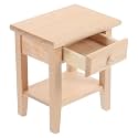 Doll House Side Cabinet Miniature Bedside Table Miniature Bedside Cabinet Dollhouse Bookshelf an Fittings Doll House Furniture Nightstand Wooden Solid Wood Micro Scene Coffee Table