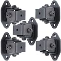 SAFWE® SM325 Wall Bracket Ceiling Mount Stand | Steel Construction for Atmos Hi-End Satellite & Small Bookshelf Speakers | Universal Type Mount with Black Finish for Ceiling Installation (Pack of 5)