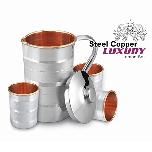 saga steel39s luxury steel copper lemon set 5 pieces