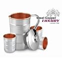 Saga Steel's Luxury Steel Copper Lemon Set (5 Pieces)