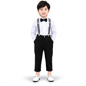 SAGAR IMPEX Boys Cotton Blend Solid Full