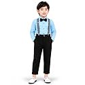 SAGAR IMPEX Boys Cotton Blend Solid Full
