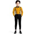 SAGAR IMPEX Boys Cotton Blend Solid Full