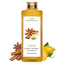 Sage Apothecary's Lemon Cinnamon Massage Oil : Sensual Harmony Meets Natural Elegance | Vegan | Cruelty Free | Natural Bliss | Ideal for Couples, Date Nights, and Relaxing Massages | 500 ml