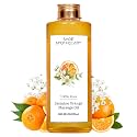 Sage Apothecary's Orange Jasmine Massage Oil : Sensual Harmony Meets Natural Elegance | Vegan | Cruelty Free | Natural Bliss | Ideal for Couples, Date Nights, and Relaxing Massages | 500 ml