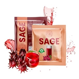 sage hibiscus lemonade premix jaljeera  summer drink  instant drink premix  flower drink  cocktail mocktail mix  energy drink  tangy amp tasty juice pack of 30 sachets