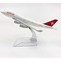 Sage Square 1:300 Scale Metal Model Aircraft, Highly Detailed Souvenir Model Aircraft Collection (Swiss air),Multicolor
