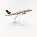 Sage Square 1:300 Scale Metal Model Aircraft, Highly Detailed Souvenir Model Aircraft Collection (Saudi Arabian Airlines),Multicolor