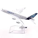 Sage Square 1:300 Scale Metal Model Aircraft, Highly Detailed Souvenir Model Aircraft Collection (Airbus A380), Multi