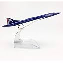 sage square 1:300 scale metal model aircraft, highly detailed souvenir model aircraft collection (concord pepsi), Pack of 1, Multicolor