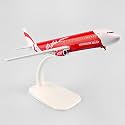 Sage Square 1:300 Scale Metal Model Aircraft, Highly Detailed Souvenir Model Aircraft Collection (Air Asia), Pack of 1, Multicolor