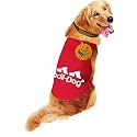 Sage Square Comfort Cotton Dog T-Shirt, Sleeveless Vest for Dog Clothes, Puppy Tank Top Fashion Apparel (Red) (XXSmall - 10inch)