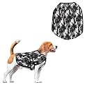 Sage Square Army Dog Winter Coat Jacket - Camouflage Windproof Pet Apparel, Warm Cozy Insulated for Cold Weather, Adjustable, Comfortable, Outdoor & Indoor Use (Small - 12 Inch, Design 1)