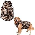 Sage Square Funky Soft Material Dog T-Shirt | Cool/Funky Print Pet | Soft Light Weight | Comfortable &amp; Breathable Dog Clothing | Trendy Vest Outfit (Medium - 16inches, Leopard Print)