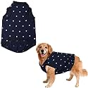 Sage Square Funky Soft Material Dog T-Shirt | Cool/Funky Print Pet | Soft Light Weight | Comfortable &amp; Breathable Dog Clothing | Trendy Vest Outfit (XXLarge - 28inches, Polka Blue)