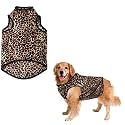 Sage Square Funky Soft Material Dog T-Shirt | Cool/Funky Print Pet | Soft Light Weight | Comfortable & Breathable Dog Clothing | Trendy Vest Outfit (Large - 20inches, Cheetah Print)