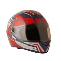 Sage Square ISI Certified ABS Clear Visor, High Standard Safety, Enhanced Design, Extra Comfort, Enhanced Design Proud 45 Full Face Graphic Helmet
