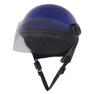 sage square multi-purpose half helmet for men39s women39s non-motorized blue glossy