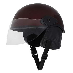 sage square multi-purpose half helmet for men39s women39s non-motorized maroon glossy