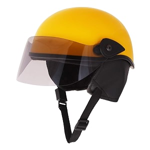 sage square multi-purpose half helmet for men39s women39s non-motorized yellow glossy