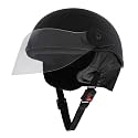Sage Square Multi-Purpose Half Helmet for Men's, Women's (Non-Motorized) (Black Matte)