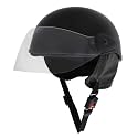 Sage Square Multi-Purpose Half Helmet for Men's, Women's (Non-Motorized) (Black Glossy)