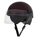 Sage Square Multi-Purpose Half Helmet for Men's, Women's (Non-Motorized) (Maroon Matte)