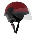 Sage Square Multi-Purpose Half Helmet for Men's, Women's (Non-Motorized) (Metallic Blue Matte)