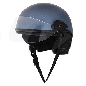 sage square multipurpose half helmet for men39s and women39s small blue metallic matte