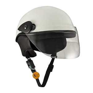 sage square aero polycarbonate shell half helmet glossy white small