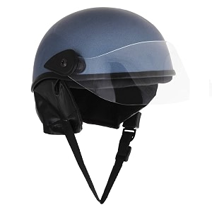 sage square multipurpose half helmet for men and women medium metallic blue glossy