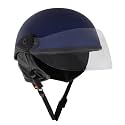 Sage Square Multipurpose Half Helmet for Men and Women (Medium, Blue Matte)