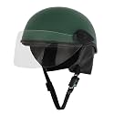 Sage Square Multipurpose Half Helmet for Men and Women (Medium, Green Glossy)