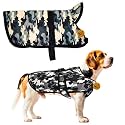 Sage Square Dog Winter Ultra Warm Camouflage Army Coat Thicker Fleece Dog Hoodie Vest for Cold Weather, Random (Camouflage, M - 16 Inch)