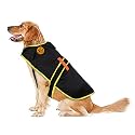 Sage Square Premium Dog Winter Ultra Warm Coat Thicker Fleece Dog Hoodie Vest for Cold Weather (Black) (Small - 10 Inch)