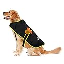 Sage Square Print Warm Winter Coat: Stylish &amp; Cozy Dog Jacket for Cold Weather - Embrace Winter with Fashionable Furry Apparel (Small - 10 Inch, Design 3)