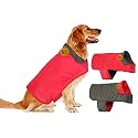 Sage Square Soft and Warm Dog Winter Coat, Stylish Dog Winter Coat, Waterproof and Windproof Winter Coat to Keep Your Dog Warm, Durable Winter Coat for Dogs(Small-Medium - 16 Inches, Red)