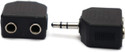 Sage  TV-out Cable 3.5mm Male to 2X 3.5 mm Aux Stereo Female Jack Connector Converter (2PC)