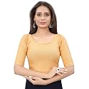 Round Neck Dobby Cotton Lycra Stretchable Elbow