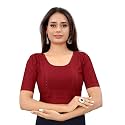 Round Neck Dobby Cotton Lycra Stretchable Elbow